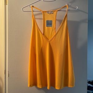 Free people yellow tank Sz XS